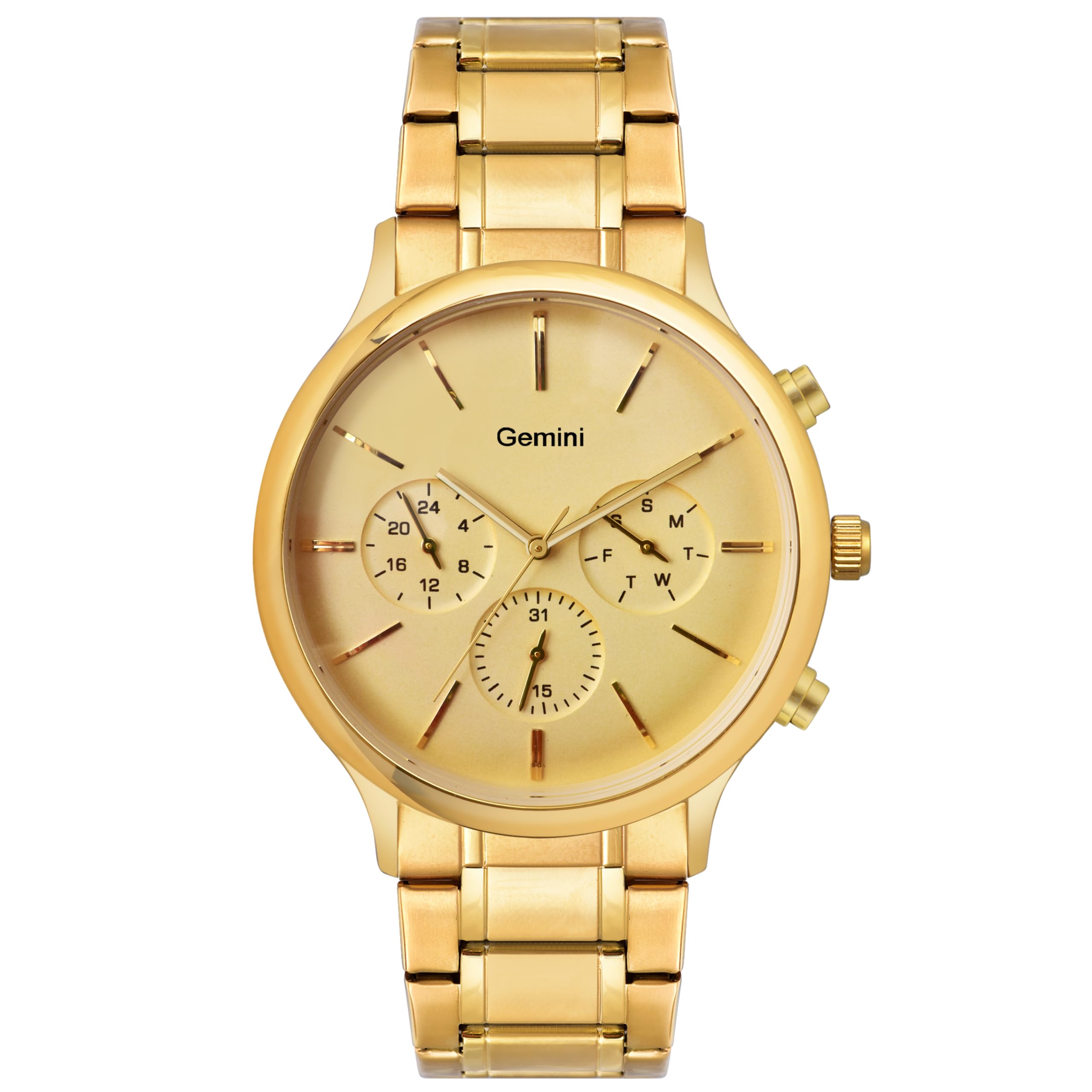 トウコ　SAR Gemix10 ゴールド Buy Gemini Gold Chronograph Analogue Watch for Men at Amazon.in